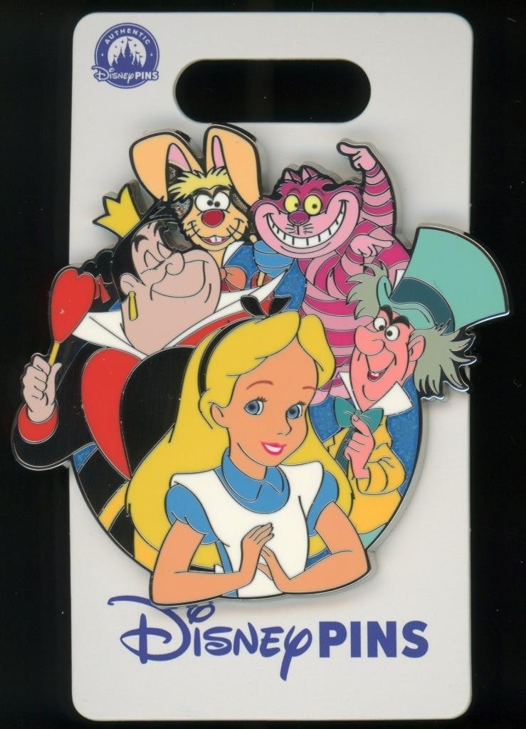 Alice in Wonderland Character Cluster Disney Pin 170601