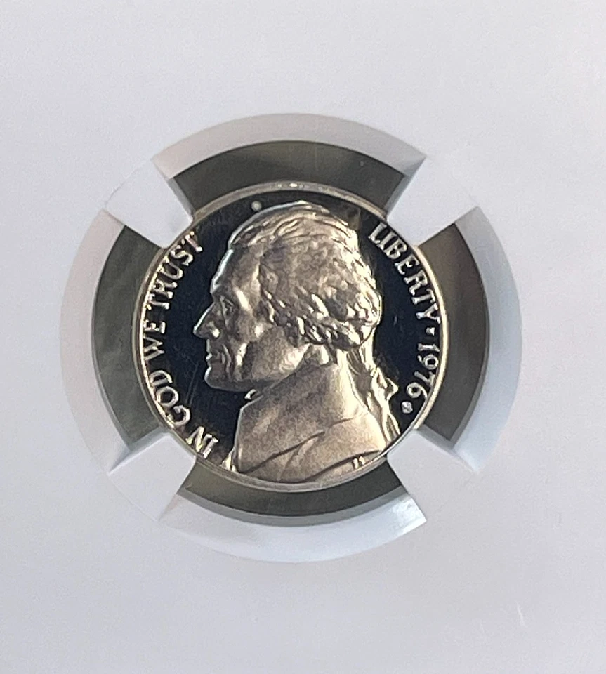 1976 S Jefferson Nickel Proof NGC PF67 w/Jefferson Label-(bin2113S) - Image 2 of 4