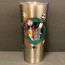 Nightmare Before Christmas Jack and Sally Stainless Steel Tumbler Wreath Limited