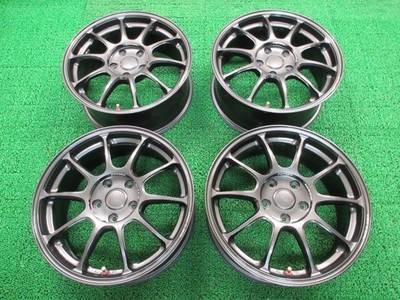 U019 Conditional Rays Volk Racing Ze40 Aluminum Wheels 17 Inches 4 Pieces For 1