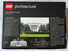 2010 LEGO Architecture White House 21006 Retired 100% Complete Box Instructions