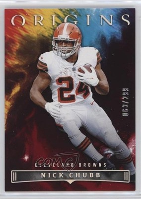2022 Panini Origins Red 63/299 Nick Chubb #22 16wc