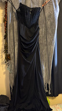 Windsor Black Lace Bodice Sweetheart  Long Gown S