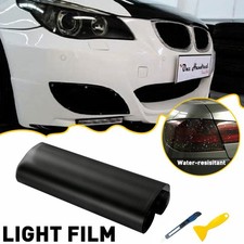 Matte Black Car Suv Taillight Fog Light Tint Vinyl Film Wrap Sheet - 12x 72