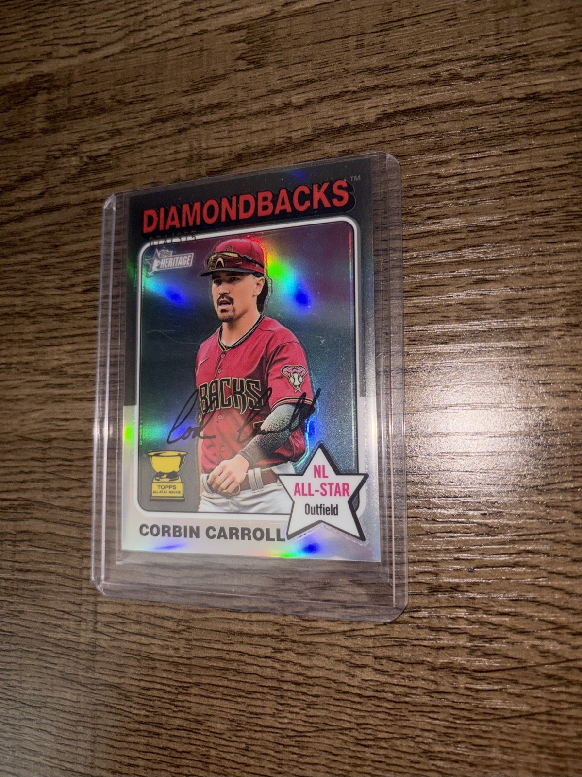 2024 Topps Heritage - Corbin Carroll #372 Chrome Silver Refractor /375