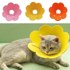 Sunflower Pet Drool Collar Anti-Bite Protection Felt Material S M L Sizes