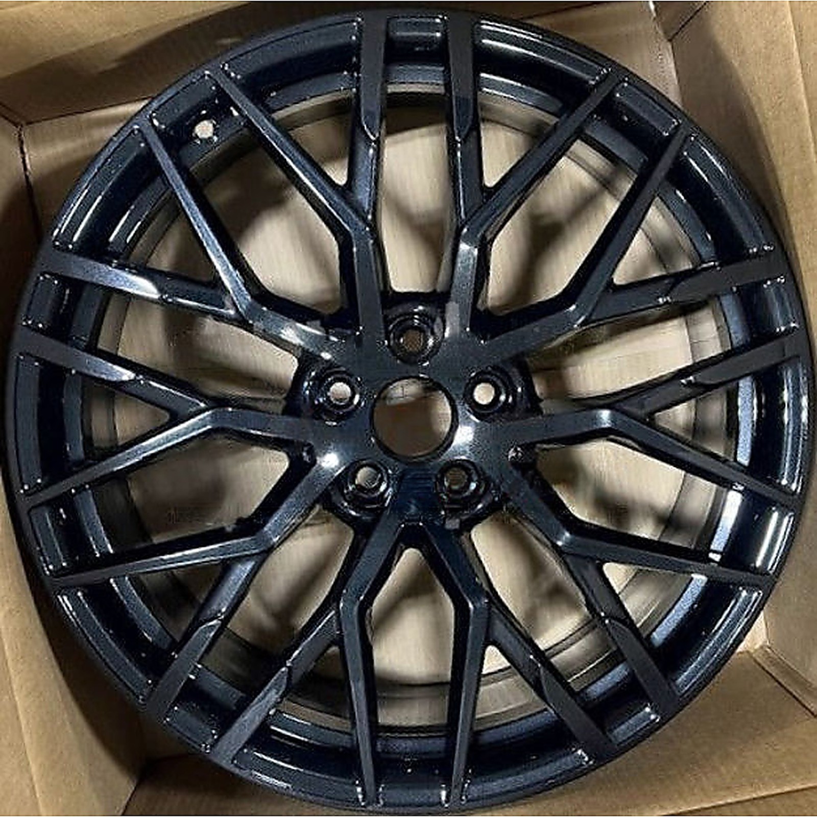 20x11 Alloy Wheel | Dark Charcoal | 10 Y Spoke | 5x112 | Fits 2017-2020 Audi R8