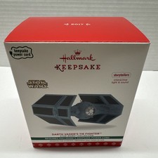 Hallmark Keepsake 2017 Star Wars Darth Vader   s TIE Fighter Storyteller Ornament