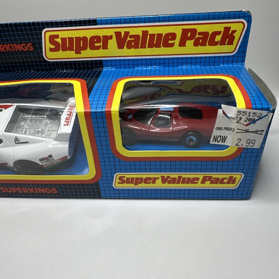 Vintage Matchbox Superkings Value Pack Ferrari 147 And Super GT KS904 New 1992 - Image 3 of 4
