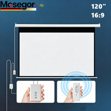 120" Beamer Leinwand auto Projektorleinwand Heimkino Projector Screen 16:9 HD