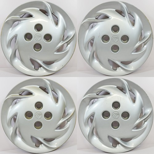 👀 1997-1999 Mercury Tracer # 929A 14" Hubcaps / Wheel Covers # F7KZ1130AB SET/4 - 第 1/13 張圖片
