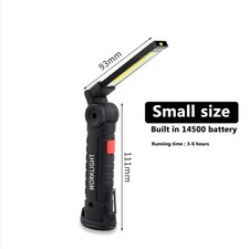 Rechargeable LED COB Work Light Mechanic Flashlight Lamp Magnetic Base Bright