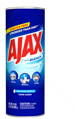 5 Pack AJAX Powder Cleanser with Bleach Scratch Free, 21 oz