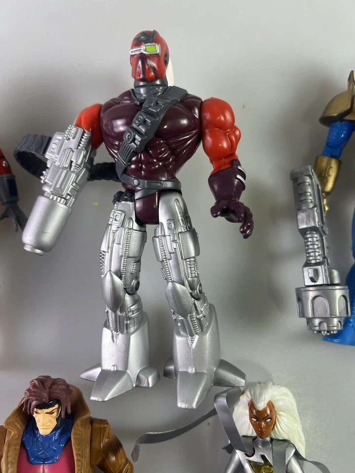 Лот товаров Marvel Toy Biz (Гамбит, Шторм, Декатлон, Маверик, Коммандос) Люди Икс - Изображение 3 из 4