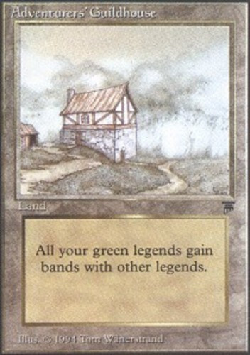 Adventurers' Guildhouse Magic mtg Heavy Play, English Legends x1
