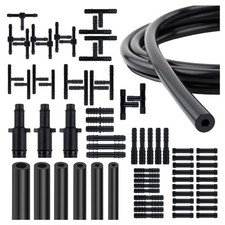 6pcs 5ft Silicone Vacuum Hose Kit With 64pcs Connectors100psi Vacuum Hose Au...