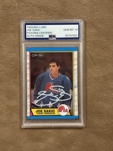 Quebec Nordiques [Joe Sakic] #313 1989 O-Pee-Chee card