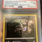 HD Swirl! Pokemon XY Black Star Promo Umbreon-Holo #XY96 PSA 7 NM.