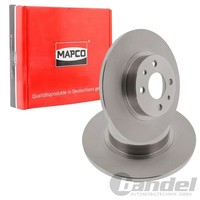 2X Mapco Bremsscheiben 257,5Mm Voll Vorne Passend FüR Alfa Romeo 145 146 155 FIA