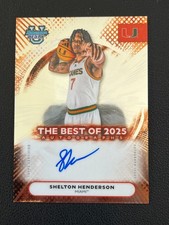 Shelton Henderson 2025-26 Bowman Best University Auto Miami 