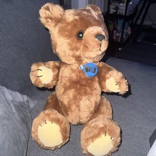 Dakin Vintage Teddy Bear Plush Stuffed Animal Light Brown, Jointed, 1981