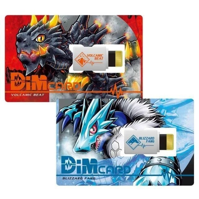 Bandai Digimon Vital Bracelet Dim Card Volcanic Beat & Blizzard
