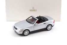 Norev 1996 Mercedes-Benz SLK R170 Convertible Brilliant Silver 1:18 183020