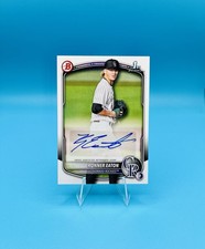2025 Topps Bowman Prospect Autograph Konner Eaton #BPA-KE (AU, RC) Colorado Rock