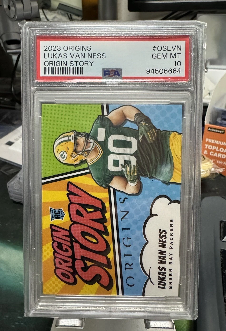 Lukas Van Ness Panini Origins Origin Story #OSLVN Base