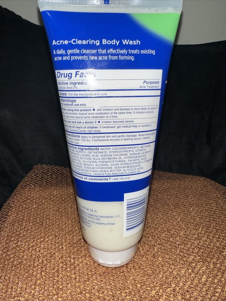 Differin Cleanse AcneClearing Body Wash 10 Fl Oz Exp. 10/2024 eBay