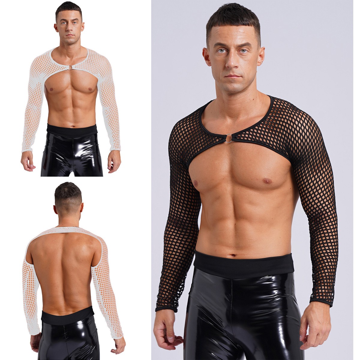 fishnet workout top