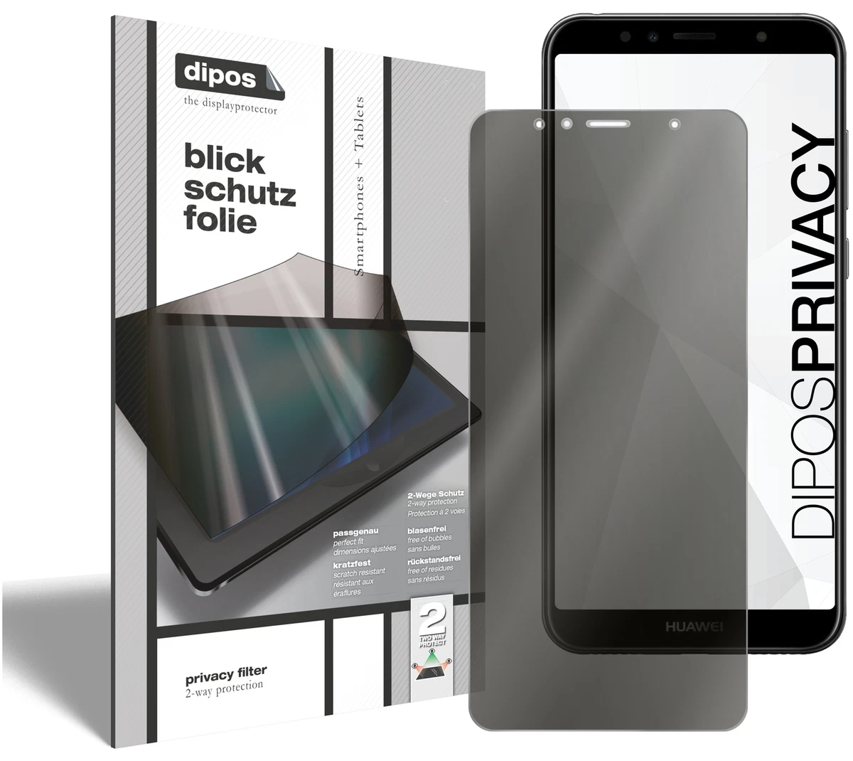 2x Pellicola Protettiva per Huawei P40 Lite , rivestimento al 100%, Protezione