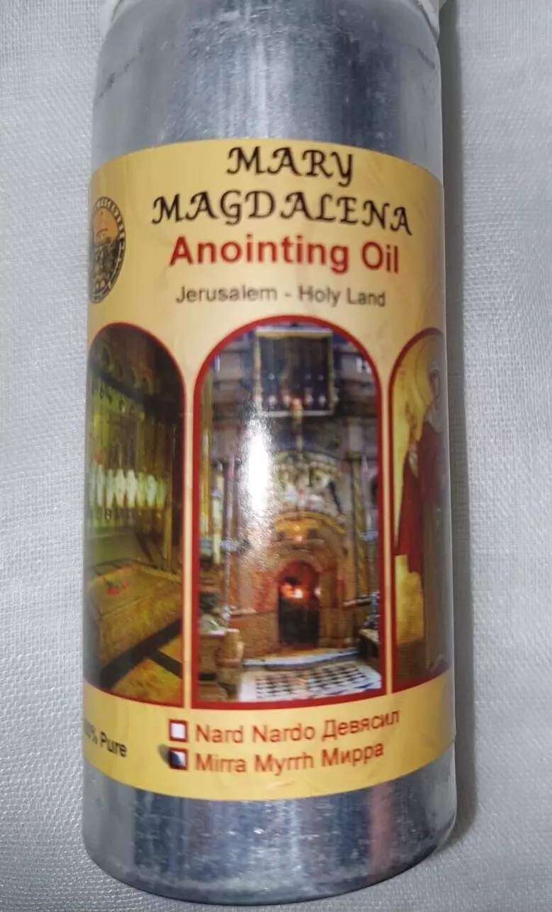 100 ml botella de aceite de unción María Magdalena Mirra de Jerusalén mejor calidad - Foto 1 de 2