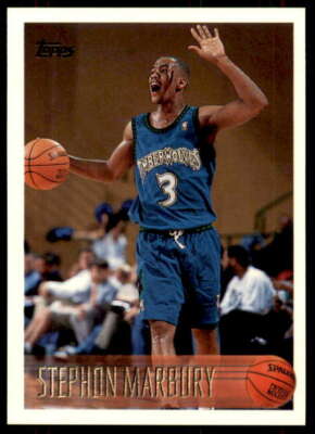 その他 NBA 50topps 96-97#177stephon Margury+1sc Stephon Marbury Rookie Card 1996-97 Topps #177 | eBay