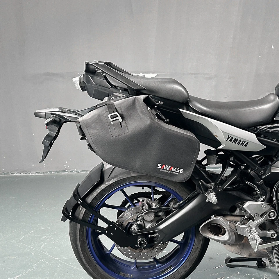Luggage Rack Side Bag Sidebox Saddlebag For YAMAHA MT-09 Tracer FJ-09 2015-2017 - Image 4 of 4
