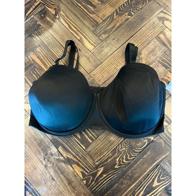 NWT Cacique Bra 44H Lightly Lined Multi-Way Strapless Black Plus Size Support