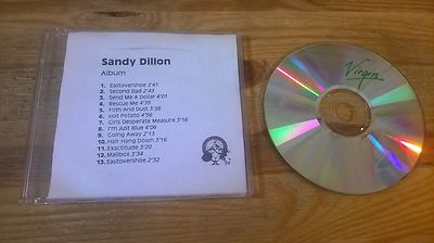 CD Indie Sandy Dillon - Same / Untitled (13 Song) Promo ONE LITTLE INDIAN sc