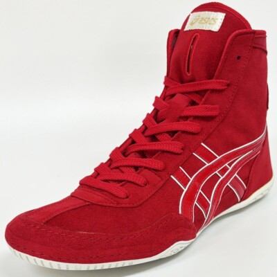 ASICS Wrestling Boxing Shoes 1083A001 EX-EO TWR900 Red/White Japan