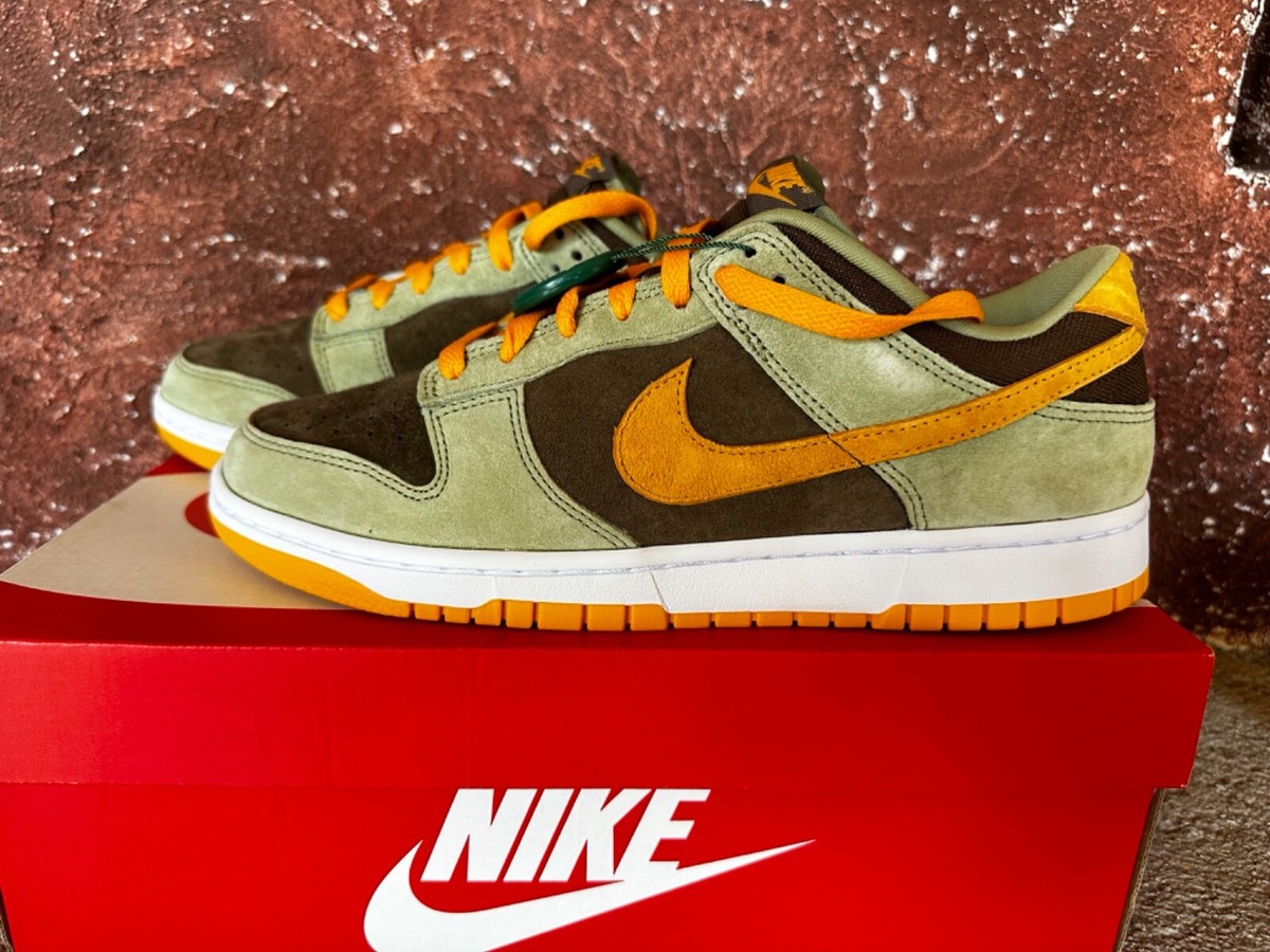 UK Size Nike Dunk Low Dusty Olive 2021