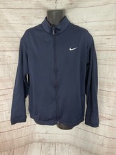 Nike Golf Therma-Fit Men  s Active Jacket Zipper Front Blue Size L Large
