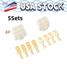 4Pin Terminal Plug Kits Car Connector Automotive Electrical wire 6.3mm