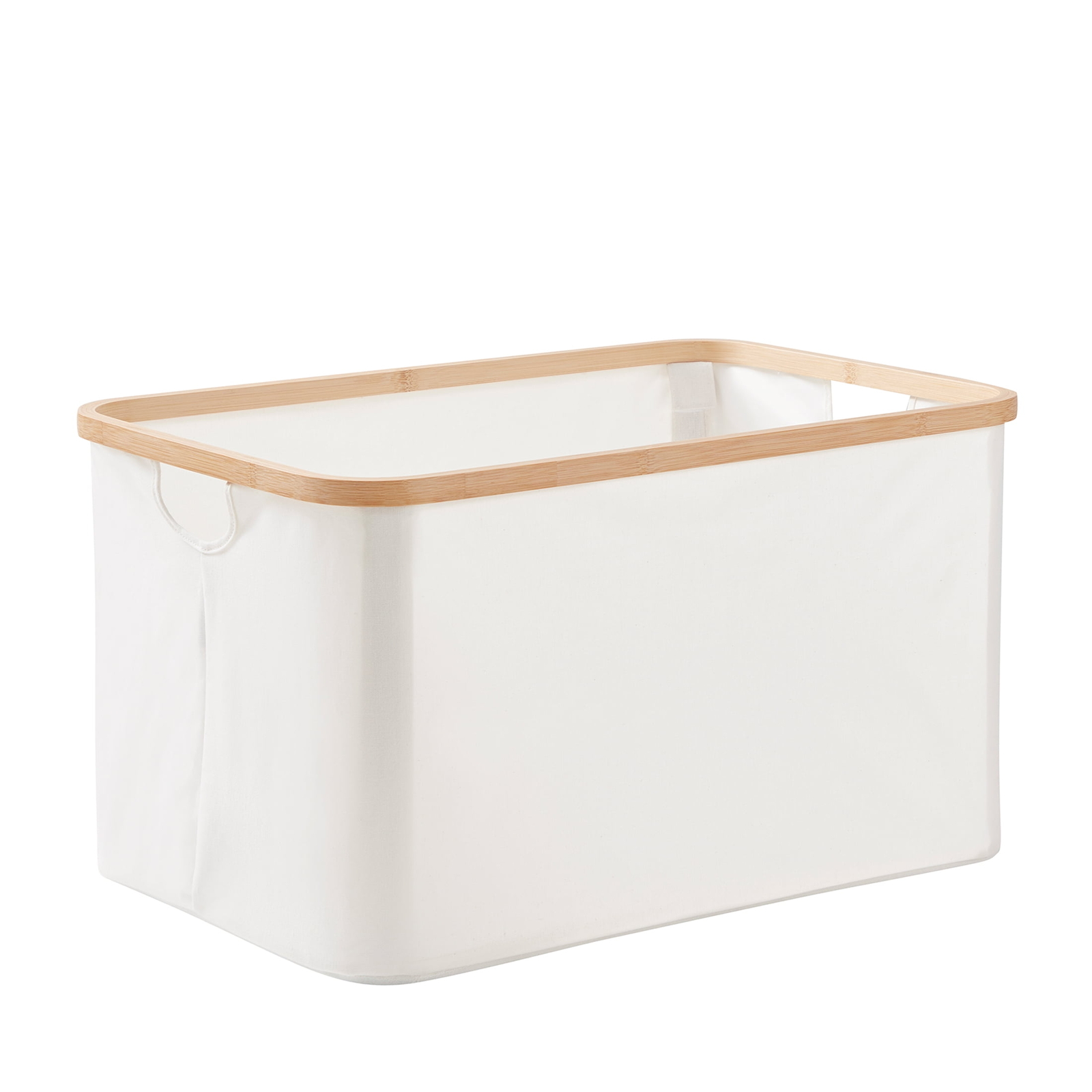 Ivory Collapsible Canvas Laundry Basket, 21