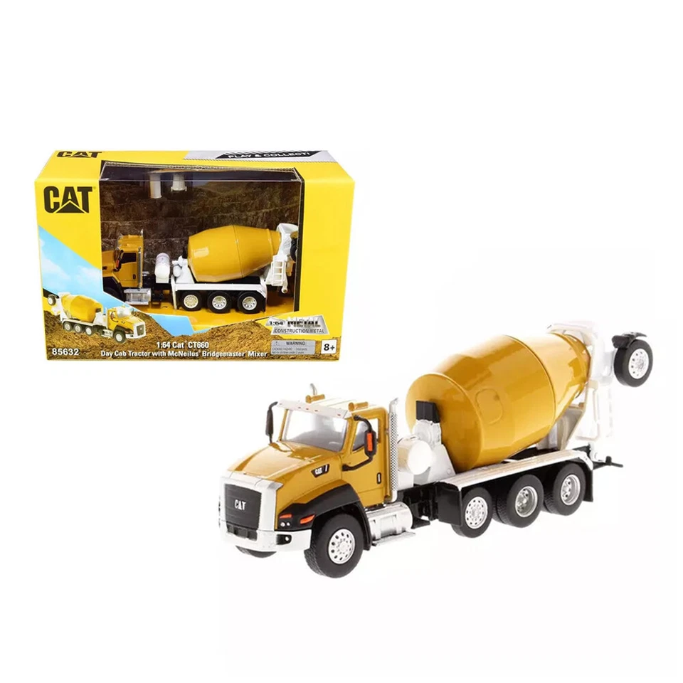 Diecast Masters 1:64 CAT CT660 McNeilus Bridgemaster Concrete Mixer Model Toy - Image 2 of 2