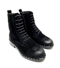 Clarks Jenna Lace Black Suede Ankle Boots UK 4 New Zip & Lace Closing