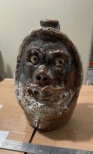 Marie Rogers Face Jug , 10" tall