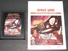 Atari 2600 Space War Game Cartridge  Game Program Instruction Manual