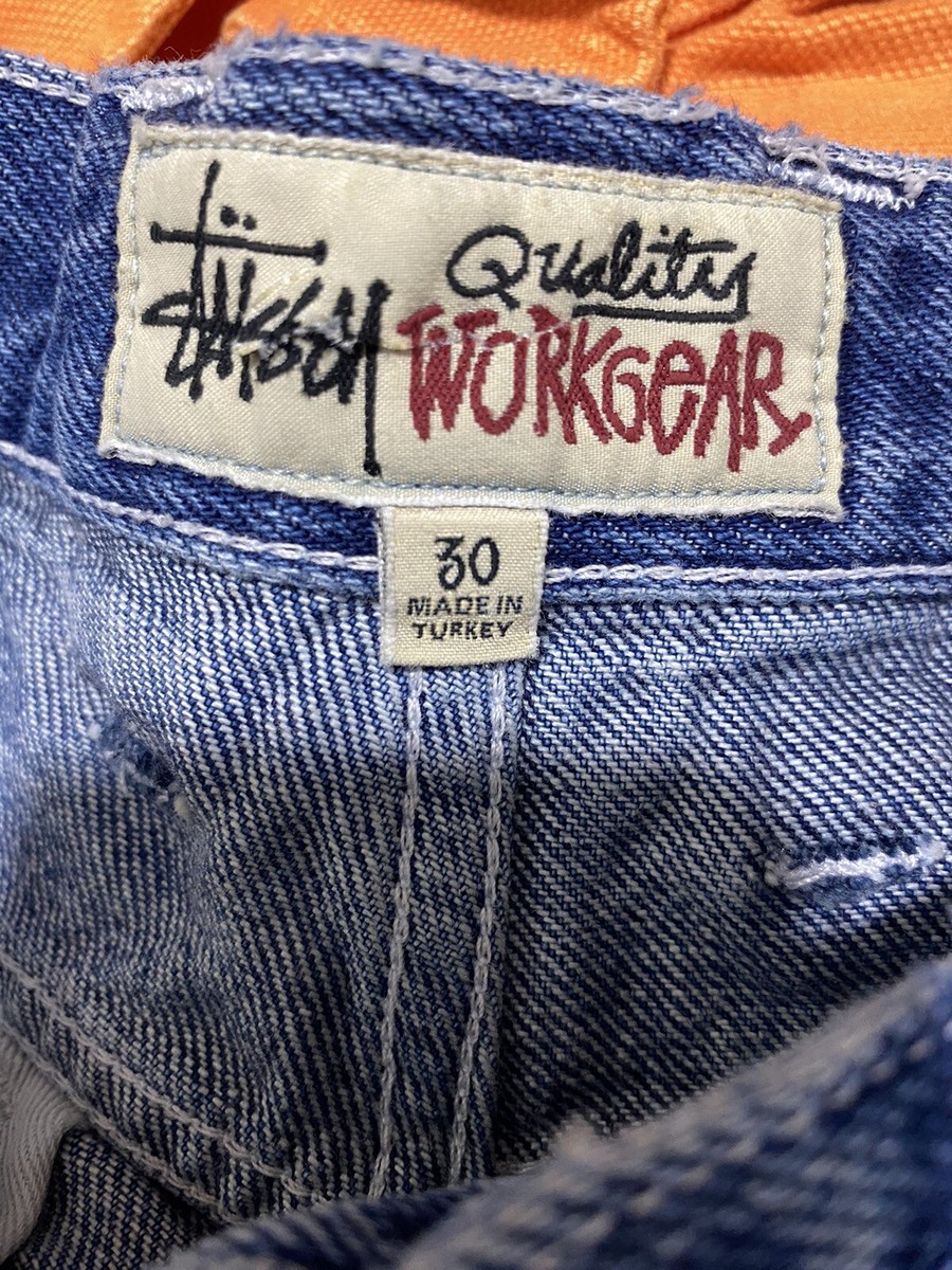 STUSSY Double knee denim work pant. Size 30. C | eBay STUSSY Double knee denim work pant. Size 30. C | eBay