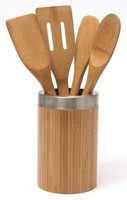 Lipper International Bamboo Tool Holder With 4-tools, New, Free Shipping Lipper International Bamboo Tool Holder With 4-tools, New, Free Shipping