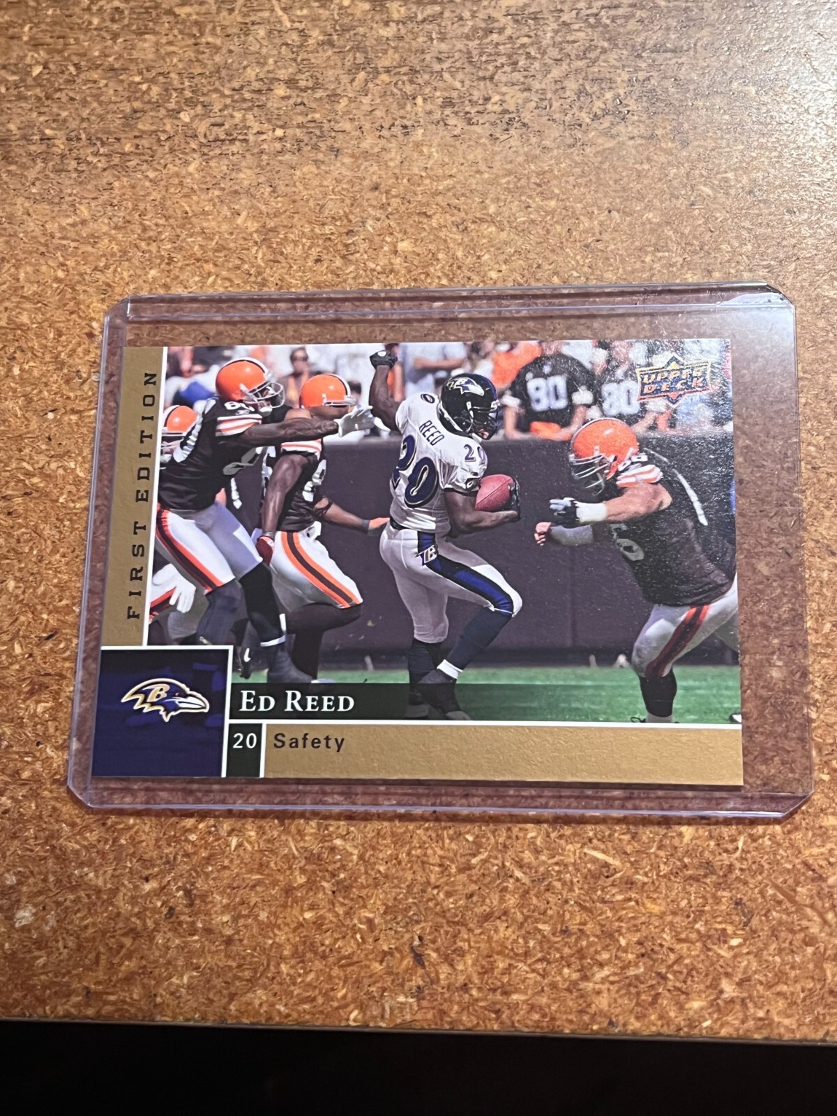 2009 Upper Deck First Edition Gold Football # 11 Ed Reed