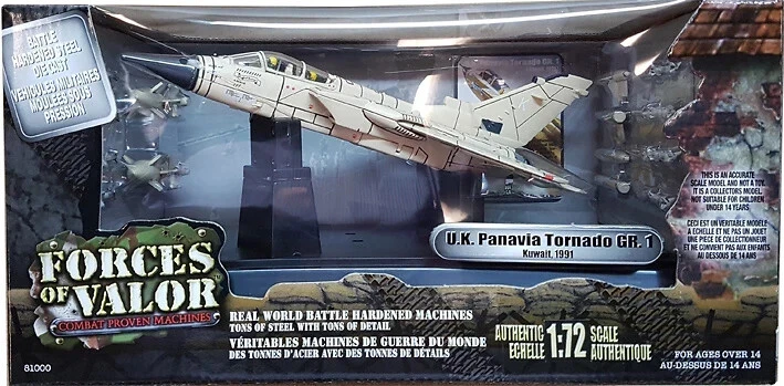 New FORCES OF VALOR 80011 1/72 RAF PANAVIA TORNADO GR1 KUWAIT 1991 Released 2007 - Bild 2 von 3
